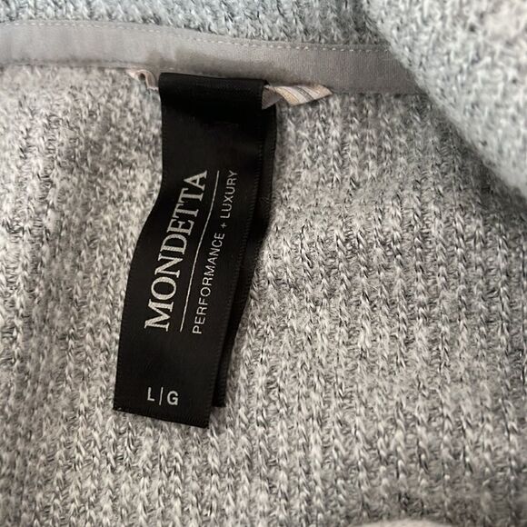 Mondetta grey hoodie sweater- size L - Picture 6 of 7